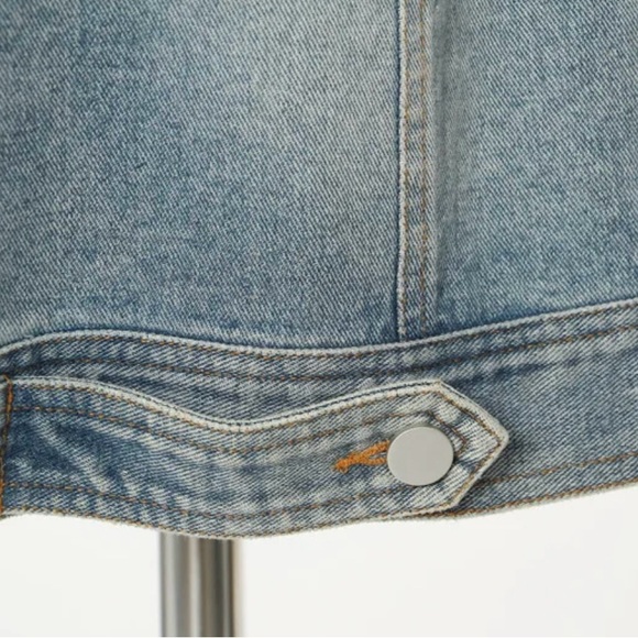 NEW WOMEN’S BLAZER DENIM DRESS - Picture 5 of 7